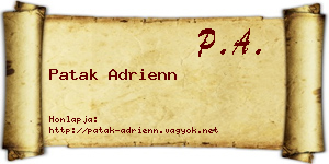Patak Adrienn névjegykártya